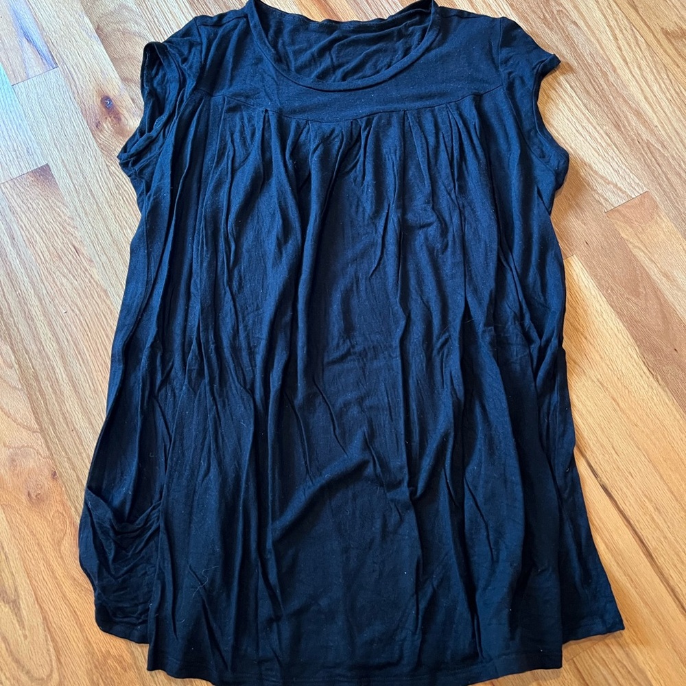 Savi Mom Black Nursing Blouse - XL